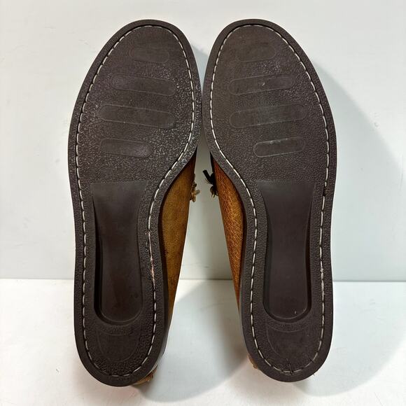 VERY GOOD Quoddy Men's Canoe Lace Up Moccasin Whipstitch Camp Moc Made in USA 11 - Picture 11 of 11